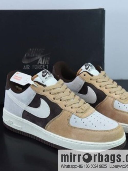 Nike Air Force 1 Low 07 Suede, Coffee Beans, Air Force One Low Top Casual Board Shoes, Item Number: BL3099 233