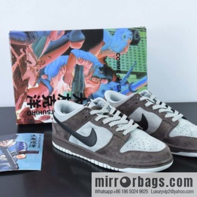 Otomo Katsuhiro x Nike SB Dunk Low \"Steamboy OST\" Suede, Black Mocha, Otomo Katsuhiro, SKU: DD9606-123