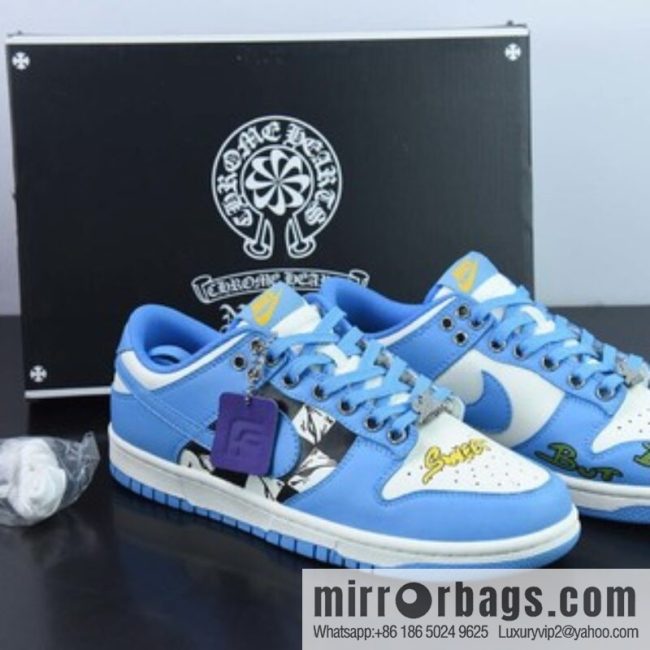 NK Dunk Low SB low-top board shoes, North Carolina blue comics low-top casual board shoes, item number: DD1503-100