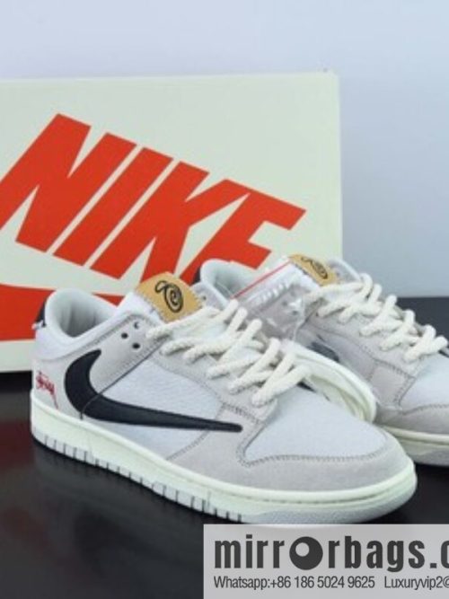 Stussy x Nk SB Dunk Low \"Certified Fresh\" Stussy joint barb SB dunk series low-top casual sports skateboard shoes DD9776-068