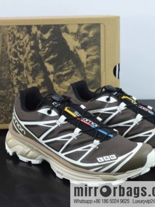 Salomon Salomon XT-6 Mist Blue Vintage Functional Trend Casual Running Shoes 410864