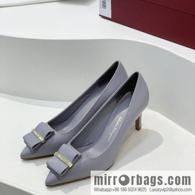 Salvatore Ferragamo ✔️ New! Ferragamo Double Bow Point High Heels Shoes - Image 2