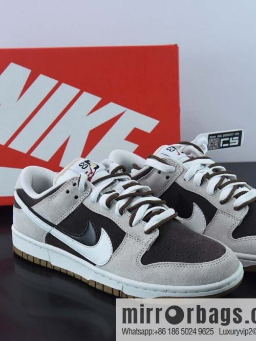 Frame Skate x Nike SB Dunk Low \"Habibi\" white and black double hook, dunk series Vintage low-top casual sports skateboard shoes. Item number: DD9457 105