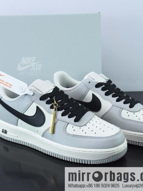 Air Force 1 \'07 Low \"Soot\" New Smoky Grey, Air Force One Low Top Casual Board Shoes DO7417-991
