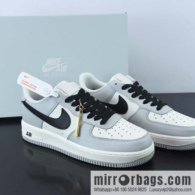 Air Force 1 \'07 Low \"Soot\" New Smoky Grey, Air Force One Low Top Casual Board Shoes DO7417-991
