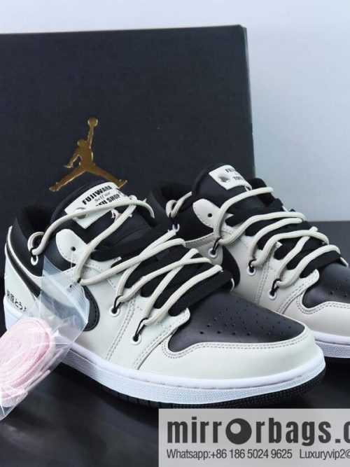 Air Jordan 1 Low mocha straps, deconstructed drawstring shoelace low-top casual board shoes, item number: 553558 062