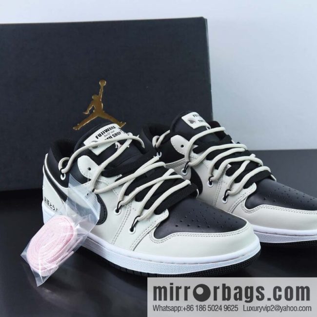 Air Jordan 1 Low mocha straps, deconstructed drawstring shoelace low-top casual board shoes, item number: 553558 062