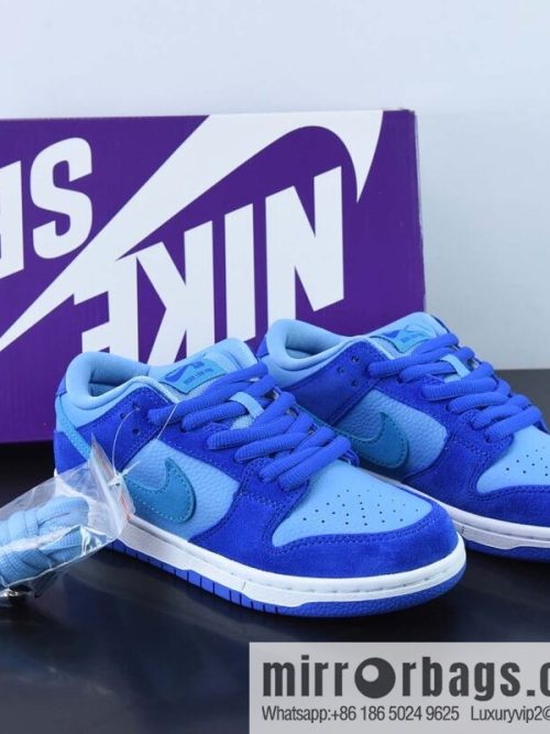 NK SB Dunk Low Pro \"Blue Raspberry\" blue raspberry low-top casual board shoes, item number: DM0807-400