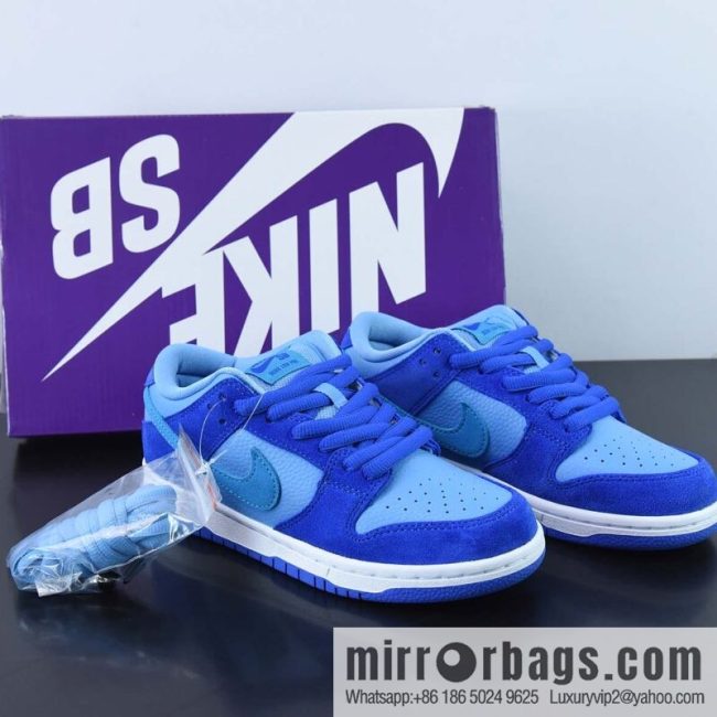 NK SB Dunk Low Pro \"Blue Raspberry\" blue raspberry low-top casual board shoes, item number: DM0807-400
