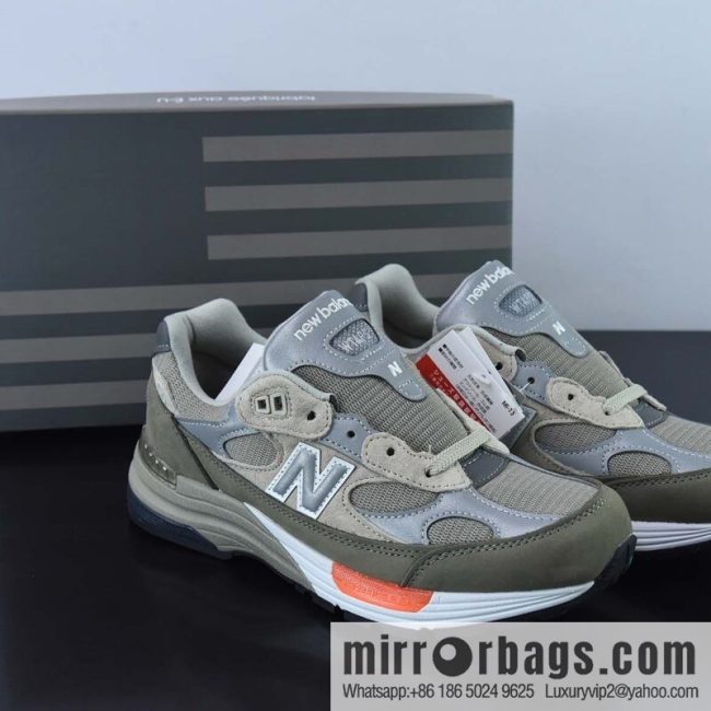WTAPS x New Balance M992WT joint New Balance Vintage casual running shoes