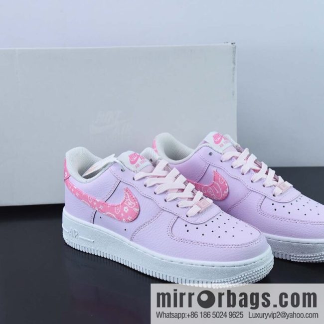 Nike Air Force 1 Low pink cashew flower, haze purple, Air Force No. 1 low-top recreational sports shoes, item number: FD1448-664