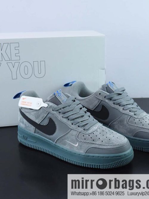 Nike Air Force 1 AF1 Air Force One/low-top, gray-black embroidery deconstruction item number: DD6709-002