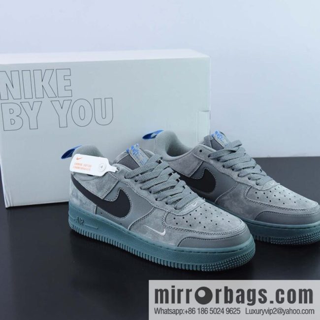 Nike Air Force 1 AF1 Air Force One/low-top, gray-black embroidery deconstruction item number: DD6709-002