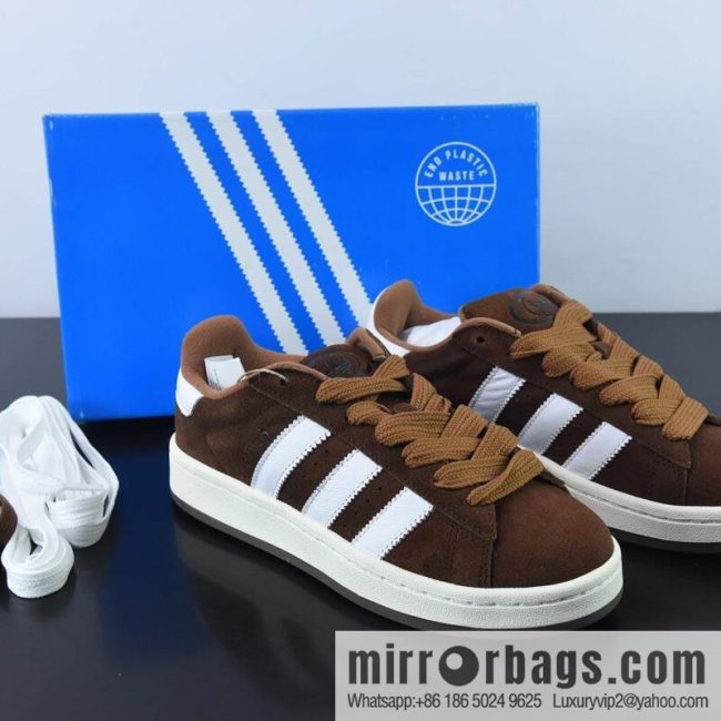 Originals Campus 00s Academy Series Bread Style Classic Vintage Low Top Versatile Casual Sports Board Shoes \"Flip Mocha Brown and White\" GY6433