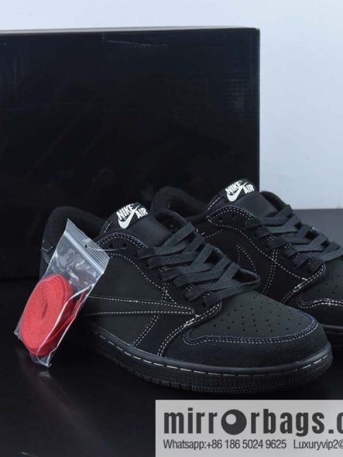 Travis Scott X Air Jordan 1 Low OG \"Black/Phantom\" Barb, Darth Vader Unisex Same sneakers Item number: DM7866 001