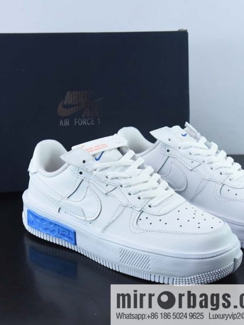 Air Force 1 Fontanka white and blue, deconstructed sea salt low-top casual board shoes, official item number: DH1290-101