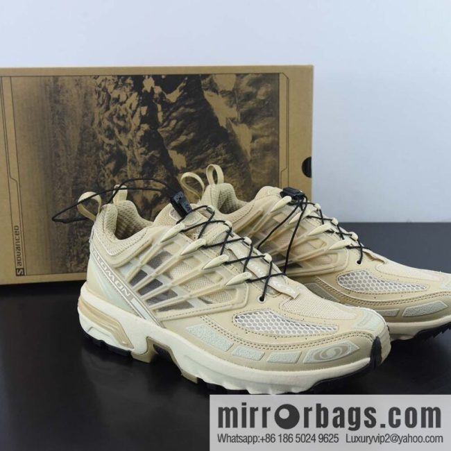 Salomon ACS Pro Advanced Bai Jingting Same style, urban off-road function breathable leisure sneakers 470612 20 G0 meters camel