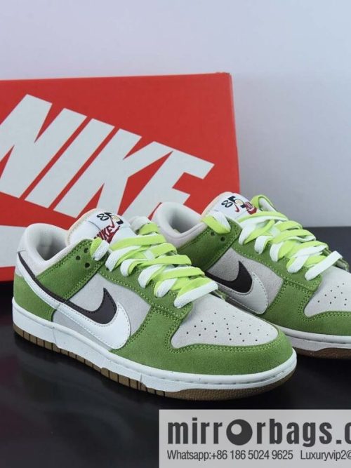 Nike Dunk Low SE \"85\" Vlad bubble jellyfish, double hook avocado green, retro style couple shoes item number: DO9457-103