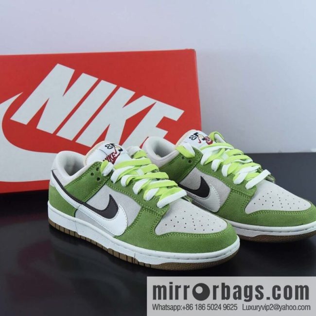 Nike Dunk Low SE \"85\" Vlad bubble jellyfish, double hook avocado green, retro style couple shoes item number: DO9457-103