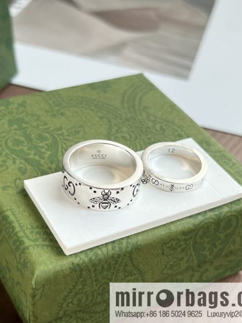 Gucci His & Hers double G bee ring