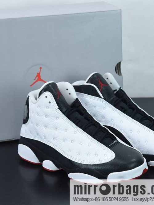 Air Jordan 13 \"He Got Game\" AJ13 Joe 13 replica black and white panda, holographic 3D real cat eye item number: 414571-104