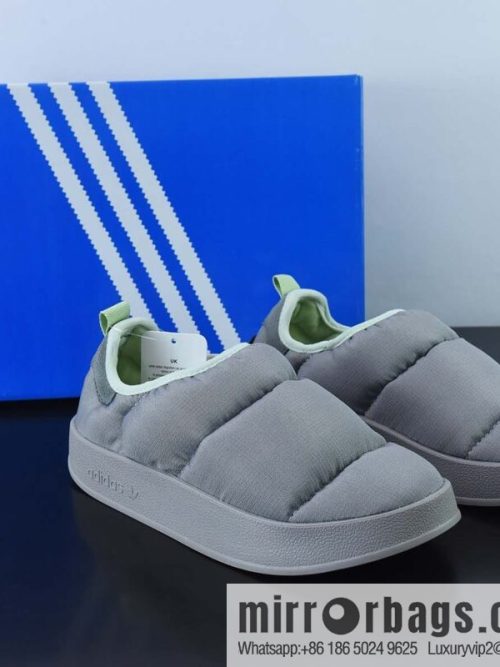 AD Originals Puffylette socks bread shoes Adi 2022 autumn and winter new warm one-pedal board shoes, item number: GW9482