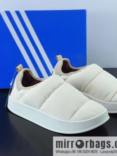AD Originals Puffylette socks bread shoes Adi 2022 autumn and winter new warm one-pedal board shoes, item number: HR1481