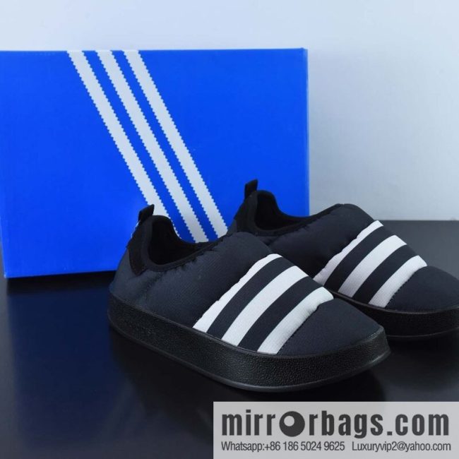 AD Originals Puffylette socks bread shoes Adi 2022 autumn and winter new warm one-pedal board shoes, item number: GY4559