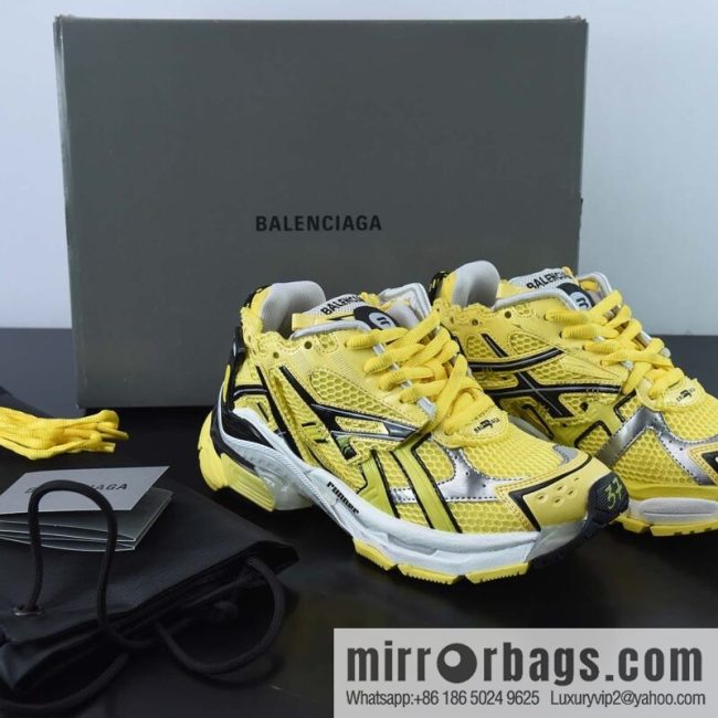Balenciaga BALENCIAGA Runner 7.0 Sneaker \"Green/White/Black\" Jogging Collection Low Top Vintage Wild Running Trend Grandma Style Versatile Casual Sports Jogging Shoes