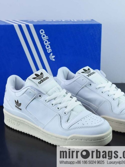 AD Originals Forum 84 ADV Snow White Black Pure Original, Classic Unisex Trend Top Leather Casual Shoes Item Number: GW3180