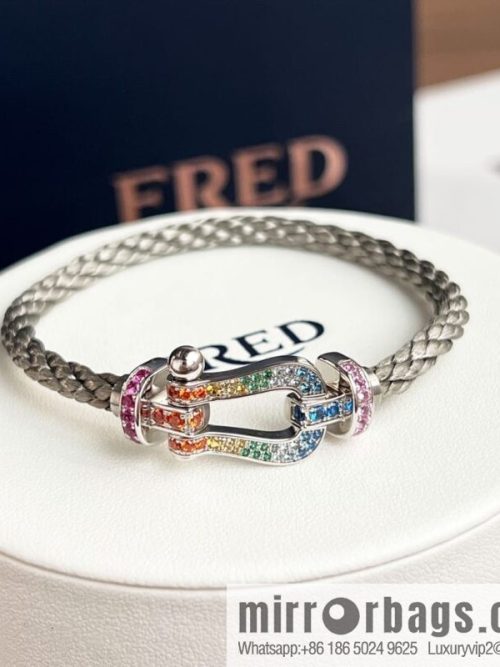 Fred limited edition colored diamond bracelet