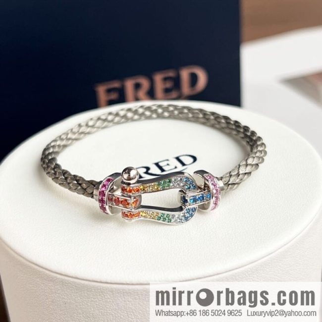 Fred limited edition colored diamond bracelet