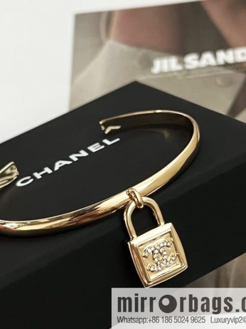 New ☑️ CHANEL Chanel Double C Lock Opening Bracelet