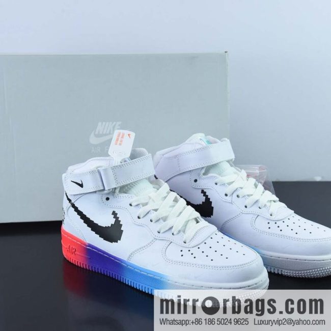Nk Air Force 1 \'07 Mid \"Have A Good Game\" Joint Video Game League of Legends Skin Luminous Zhongbang Casual Board Shoes DC3280-101
