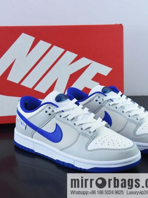 Nike SB Dunk Low \"White/Blue\" Klein blue low-top casual board shoes, item number: FB1841-110