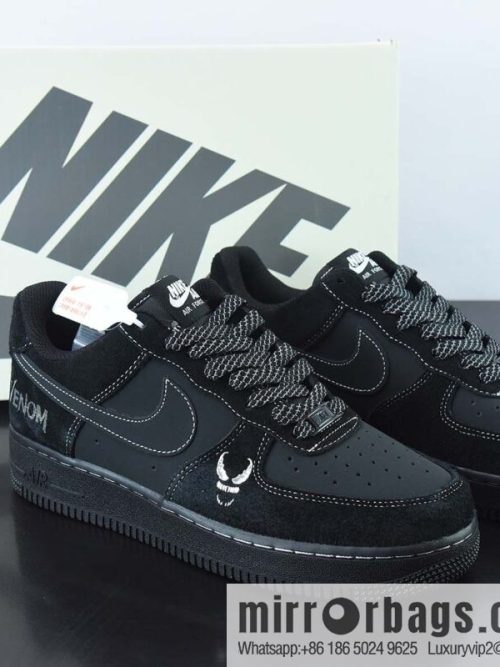 NIke Air Force 1 \'07 Low \"Darth Vader Venom - Marvel Joint\" Air Force One Low Top Casual Sneakers, Item Number: BS5085-204