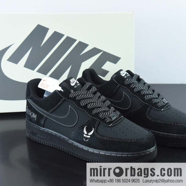 NIke Air Force 1 \'07 Low \"Darth Vader Venom - Marvel Joint\" Air Force One Low Top Casual Sneakers, Item Number: BS5085-204