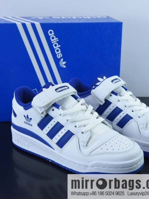 Adi AD Originals Forum 84 Low Roman series velcro low-top Vintage lace-up versatile casual sports shoes, item number: FY7974