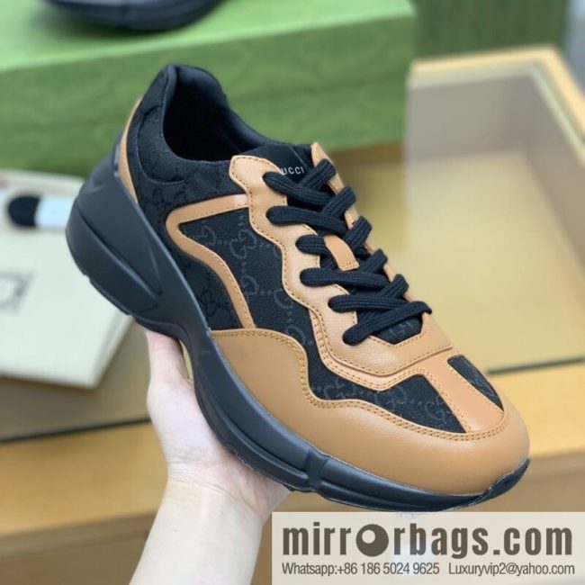 Gucci Gucci G Home High Version Vintage Daddy Shoes Casual sneakers