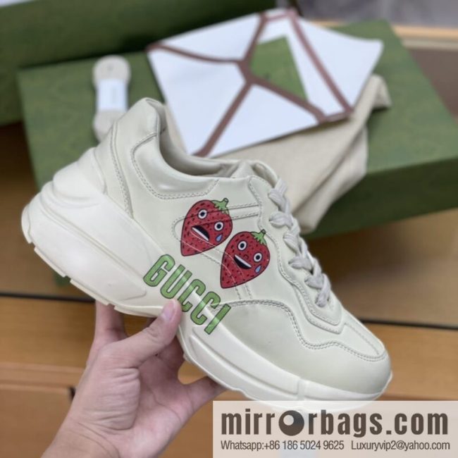 Gucci Gucci [New G Home High Version] Unisex Vintage sneakers