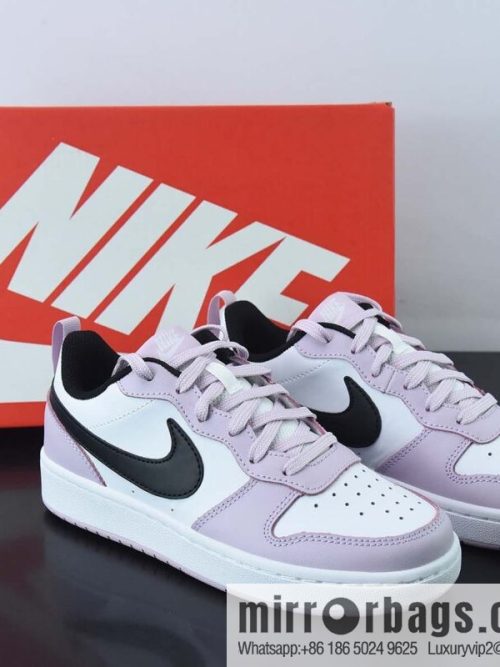 Nike Court Borough Low 2 (GS) Sakura Pink Low Top Casual Board Shoes, Item Number: BQ5448-005