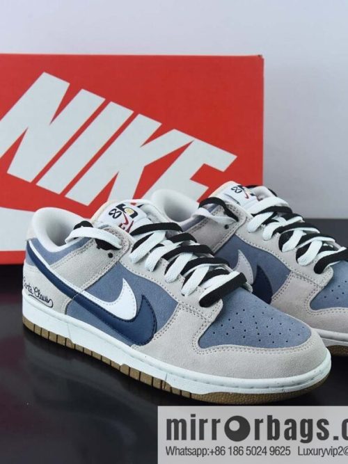 Nike Dunk Low SE \"85\" double hook 🎄 Christmas gray orchid, Santa Claus graffiti low-top casual board shoes, item number: DO9457 109