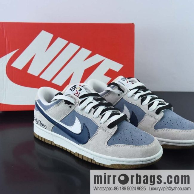 Nike Dunk Low SE \"85\" double hook 🎄 Christmas gray orchid, Santa Claus graffiti low-top casual board shoes, item number: DO9457 109