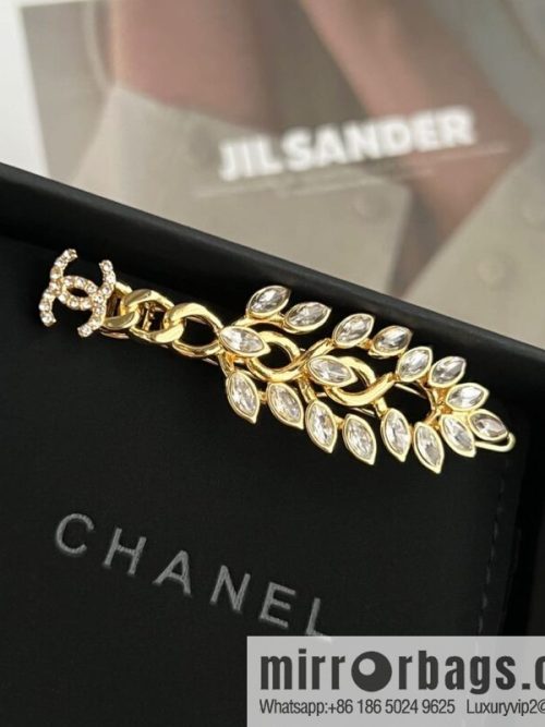New ☑️ CHANEL Chanel double c gold wheat ear hairpin hairpin