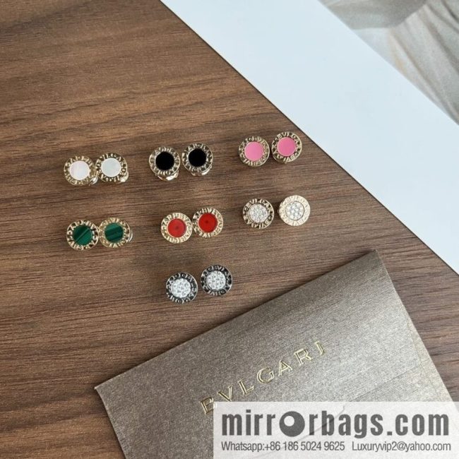 BVLGARI Bulgari round cake earrings