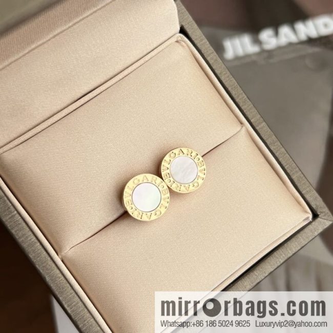 BVLGARI Bulgari round cake earrings - Image 3