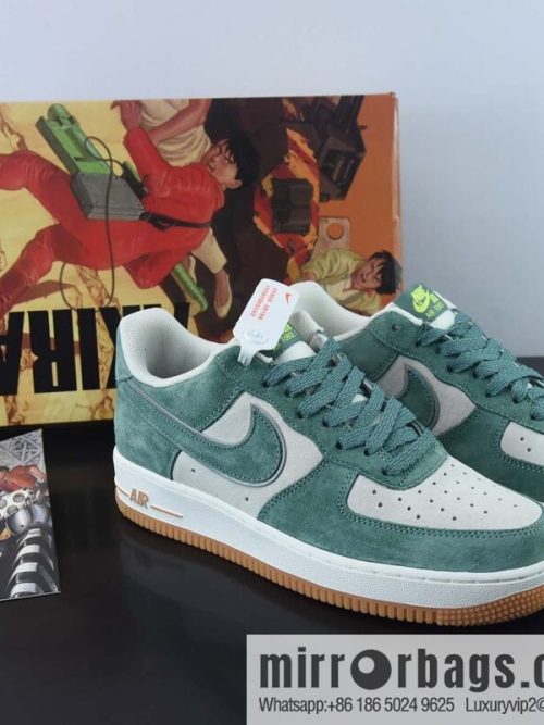 AKIRA × Nike Air Force 1 Low \'07 Takashi, suede, gypsy color scheme Air Force No. 1 low-top casual board shoes, item number: CV0820-405