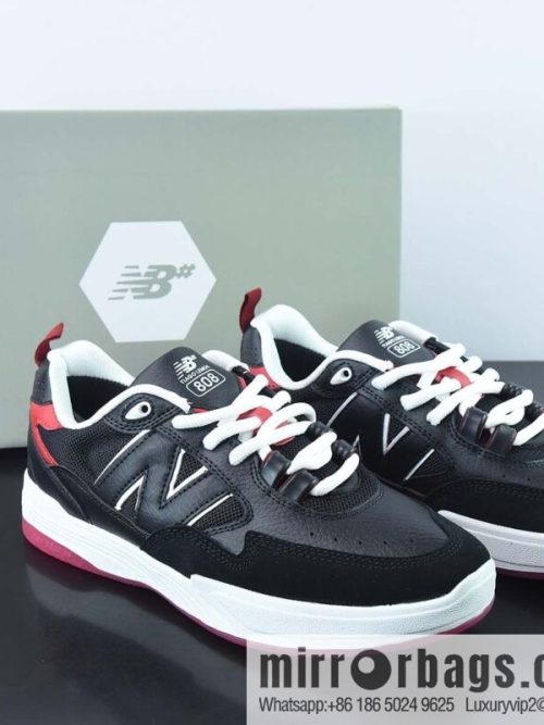 New Balance 808 series, comfortable and durable board shoes, black and red, item number: NM808BRD