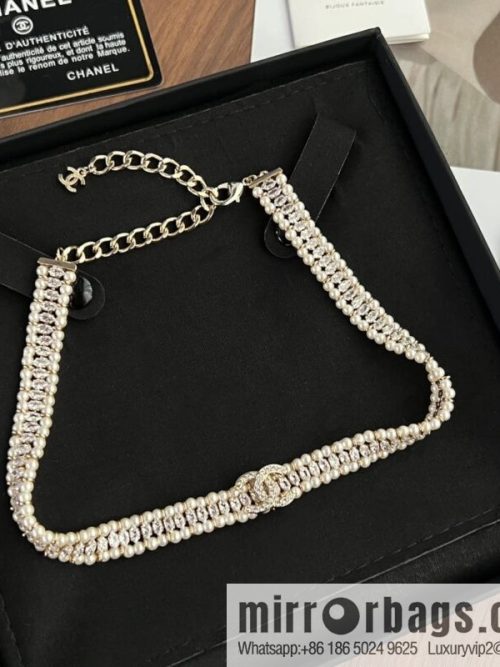 New ☑️ CHANEL Chanel double c pearl necklace