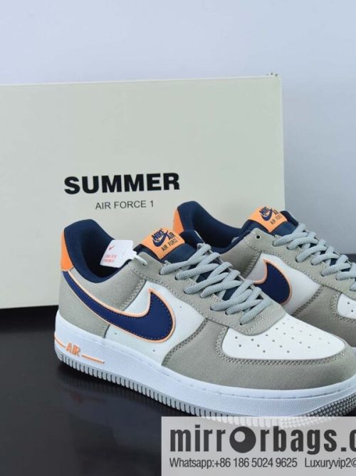 NIke Air Force 1 \'07 double hook, cloth surface Air Force No. 1 low-top casual board shoes Item number: DG2296-021